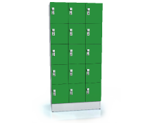 Premium lockers with fifteen lockable boxes ALFORT AD 1920 x 900 x 520